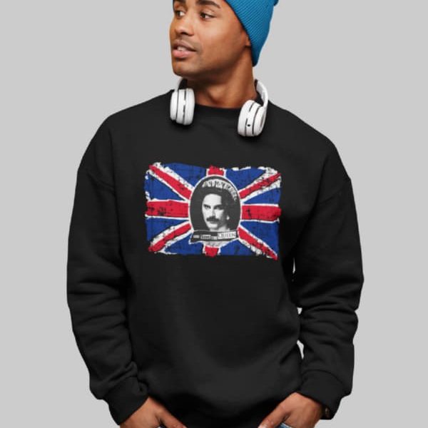 FREDDIE MERCURY GOD SAVE THE QUEEN MEN SWEATSHIRT | B