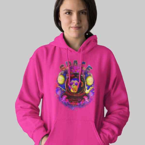 SPACE MONKEY WOMAN HOODIE | F