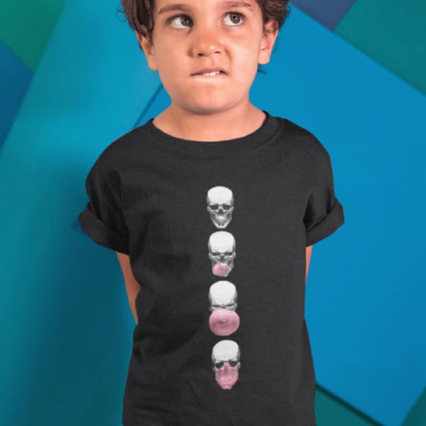 SKULL BUBBLE KIDS T-SHIRT