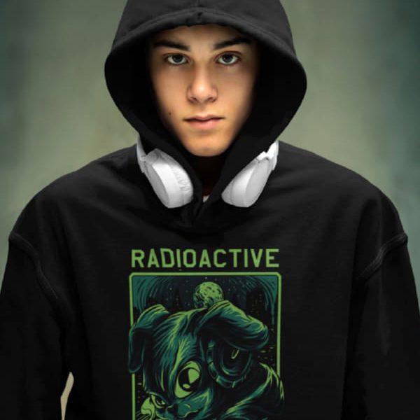 RADIOACTIVE MUTANT RABBIT KIDS HOODIE