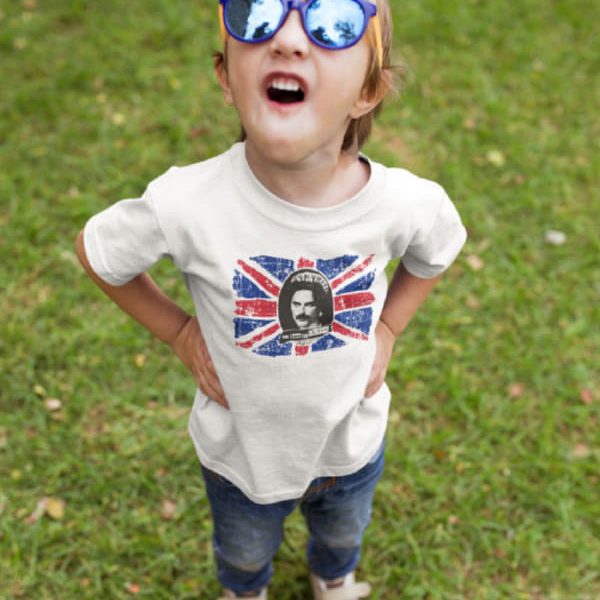 FREDDIE MERCURY GOD SAVE THE QUEEN KIDS T-SHIRT