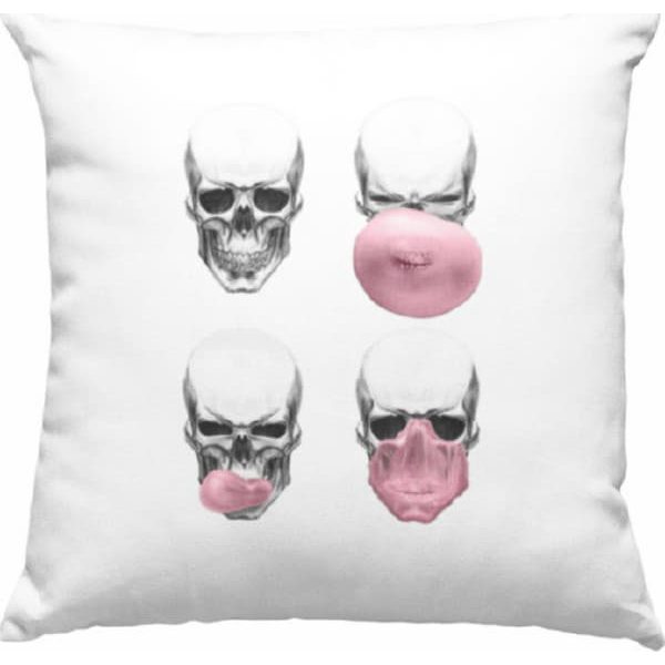 SKULL BUBBLE PILLOW