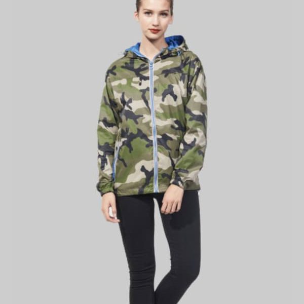 KS UNISEX LINED WINDBREAKER JACKET | CAMO W