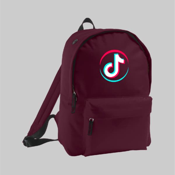 TIK TOK CIRCLE BACKPACK BURGUNDY