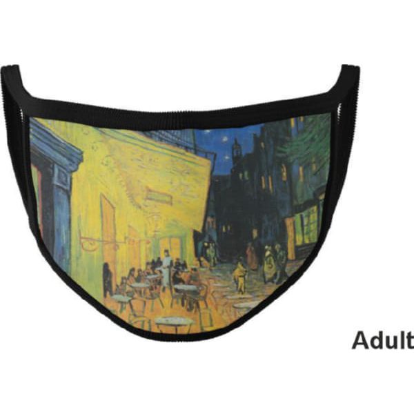 CAFÉ TERRACE AT NIGHT(VINCENT VAN GOGH) FACE MASK ADULT