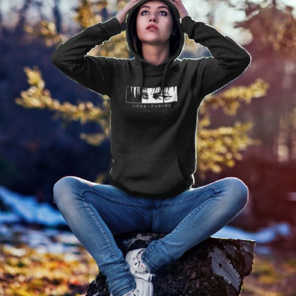 ATTACK ON TITAN | LEVI ACKERMAN EYES WOMAN HOODIE