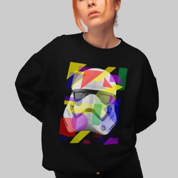 STORMTROOPER WOMAN SWEATSHIRT | BLACK