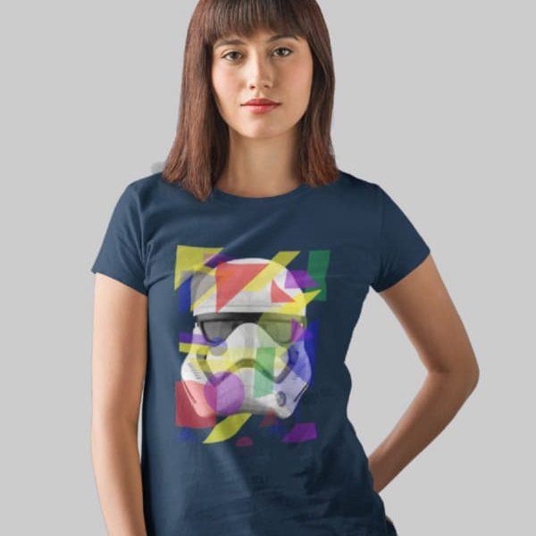 STORMTROOPER WOMAN T-SHIRT | NAVY